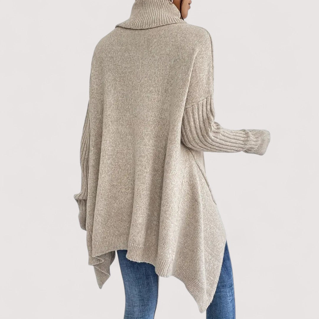 Langer Rollkragenpullover – Für stilvolle Wärme an kühlen Tagen