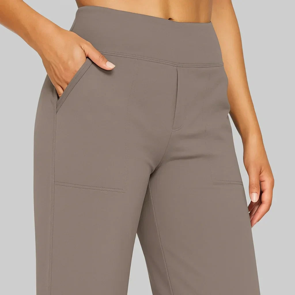 Stretchhose mit hoher Taille