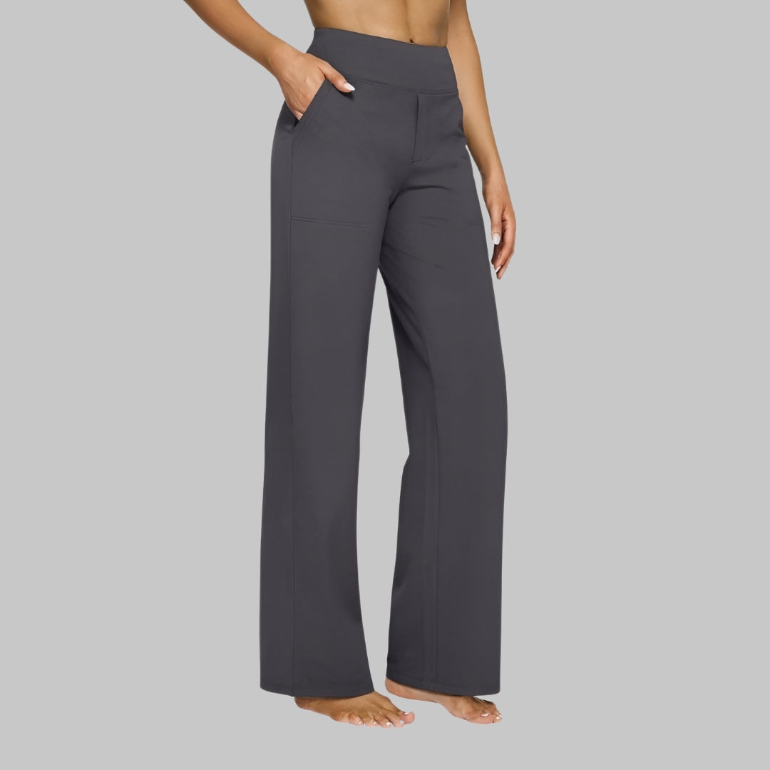 Stretchhose mit hoher Taille