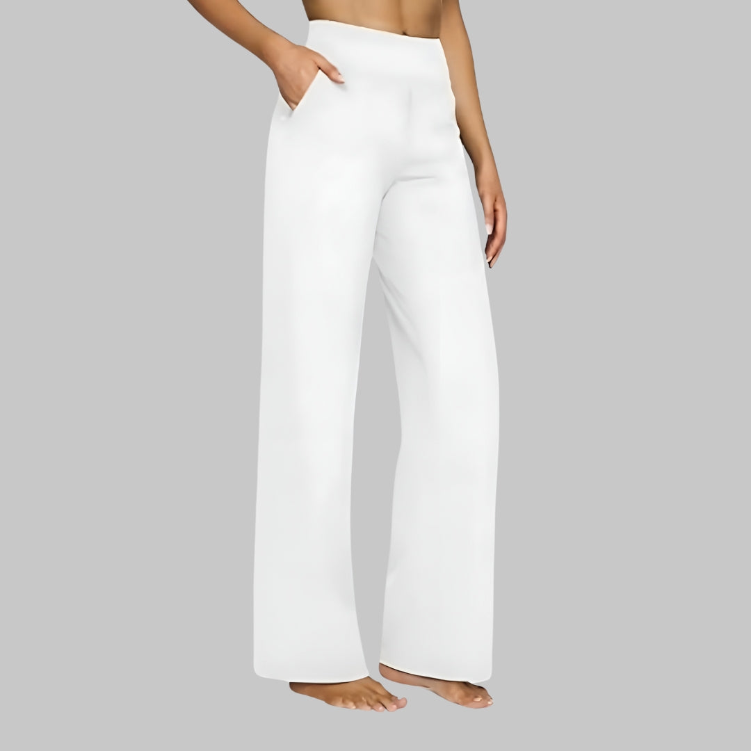 Stretchhose mit hoher Taille