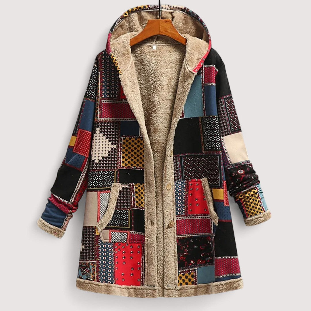 Warme Winterjacke mit Fleece-Futter