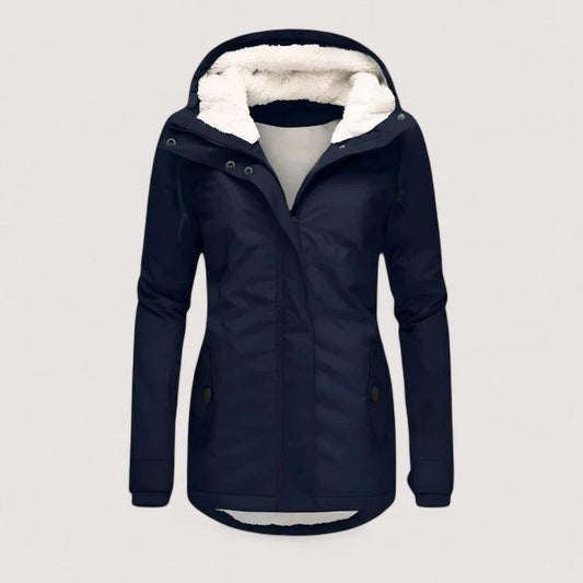 Wasserdichte Winterjacke mit Kapuze
