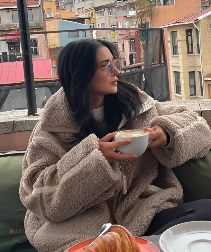 Weiche & Stylische Sherpa-Jacke