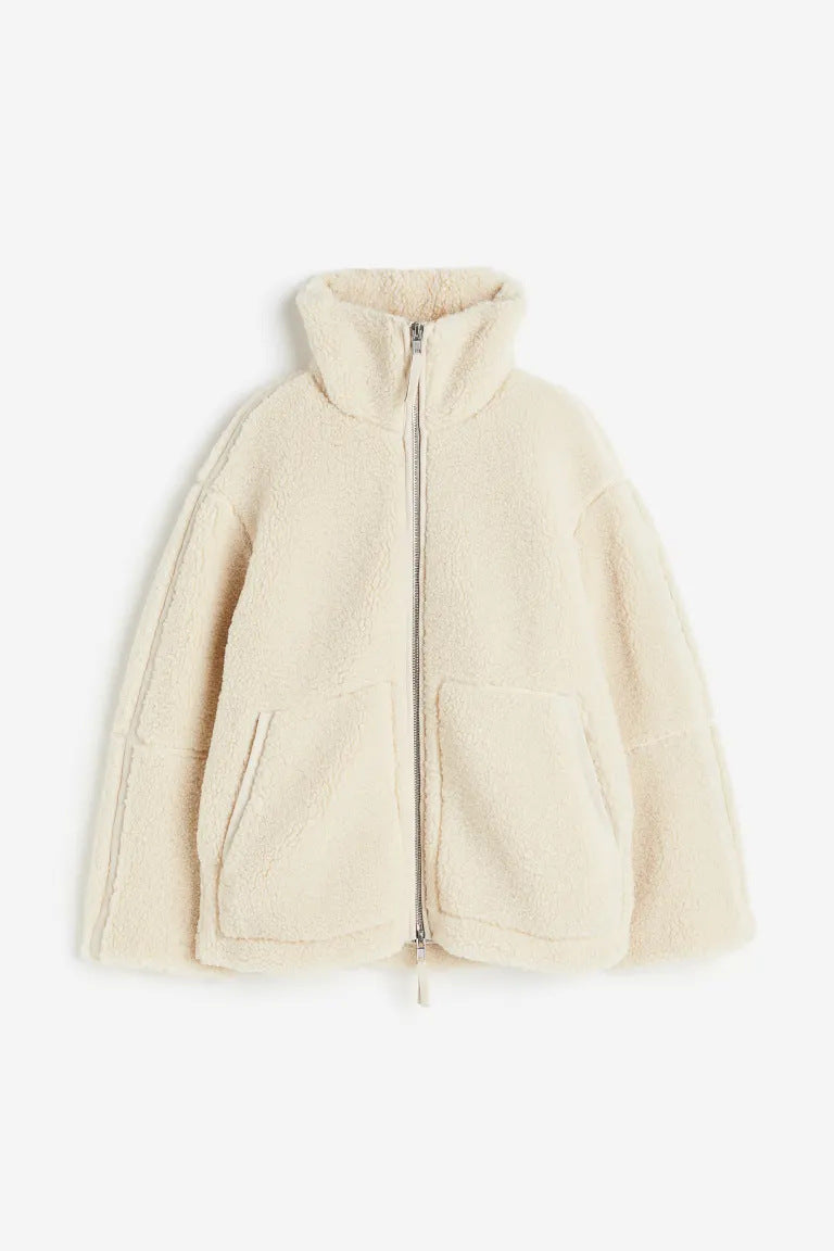 Weiche & Stylische Sherpa-Jacke