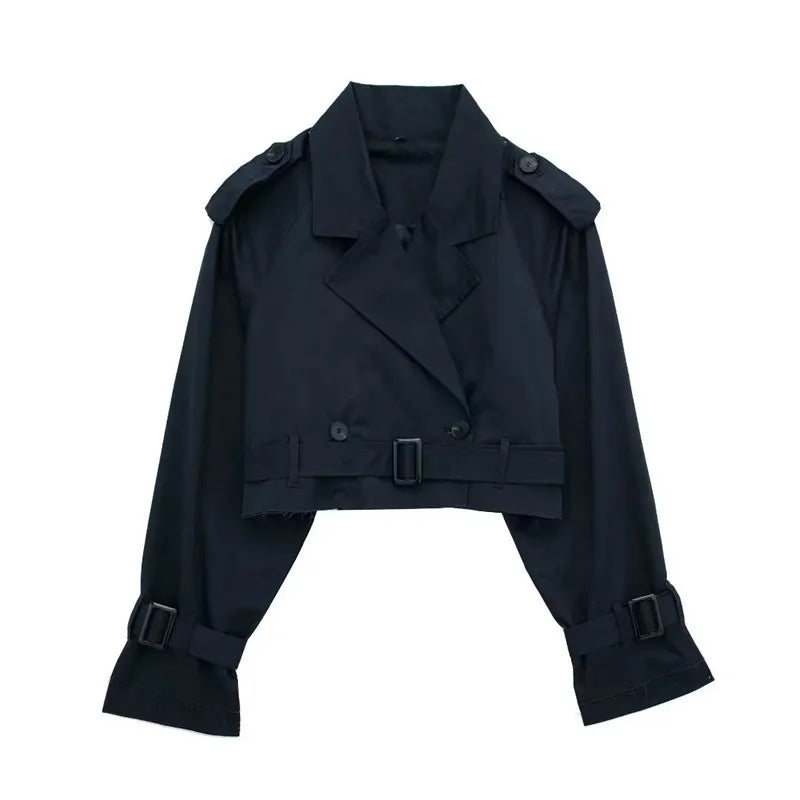 kurzer trenchcoat für damen