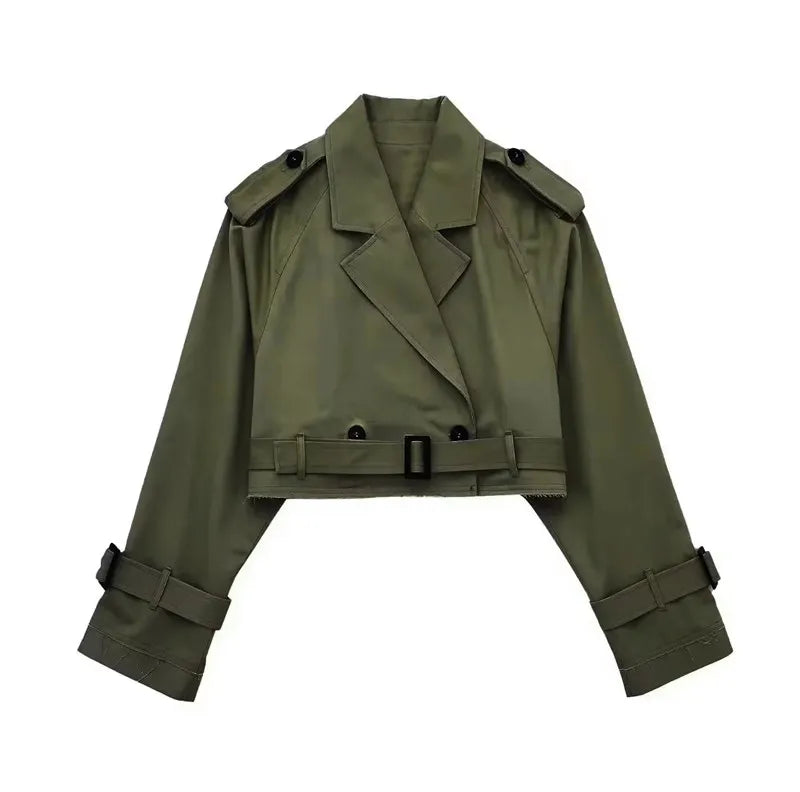 kurzer trenchcoat für damen
