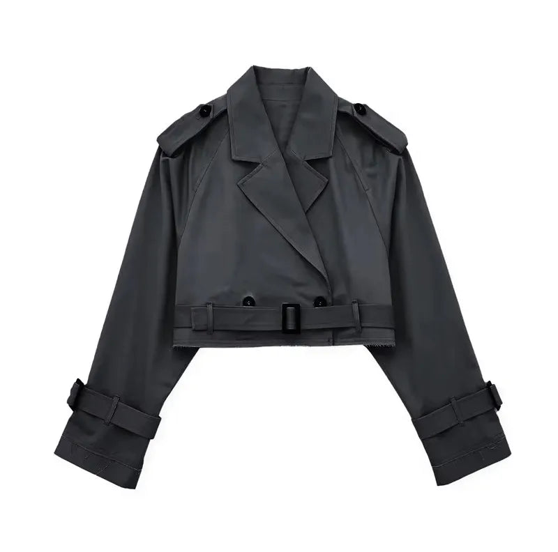 kurzer trenchcoat für damen