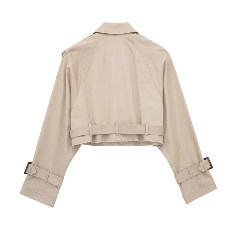 kurzer trenchcoat für damen