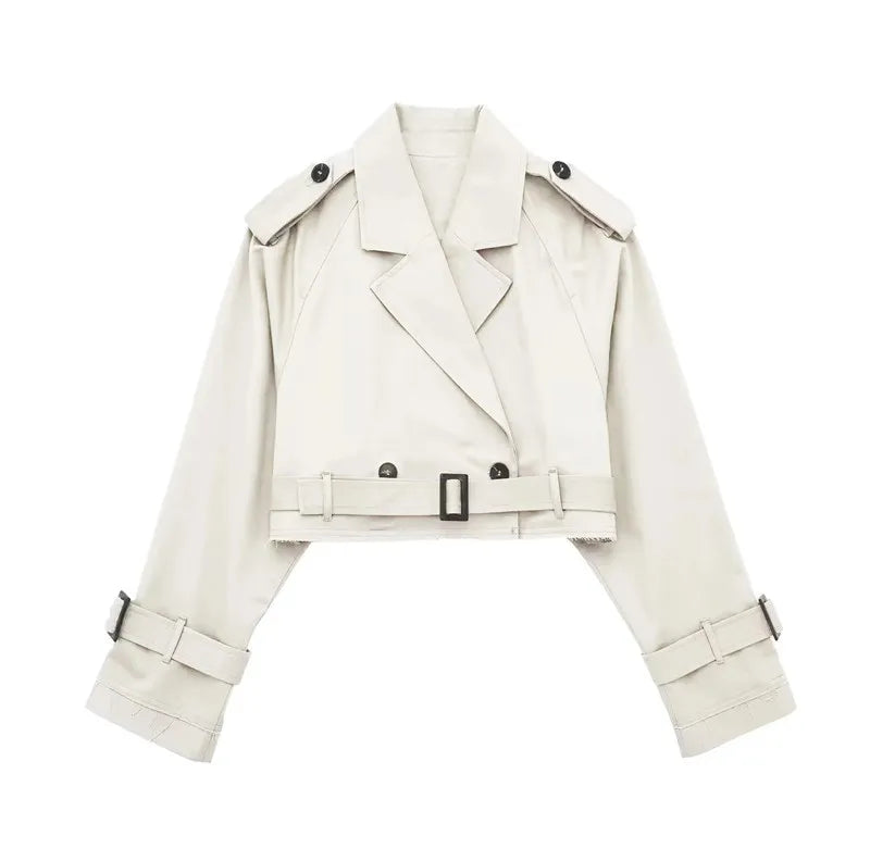 kurzer trenchcoat für damen