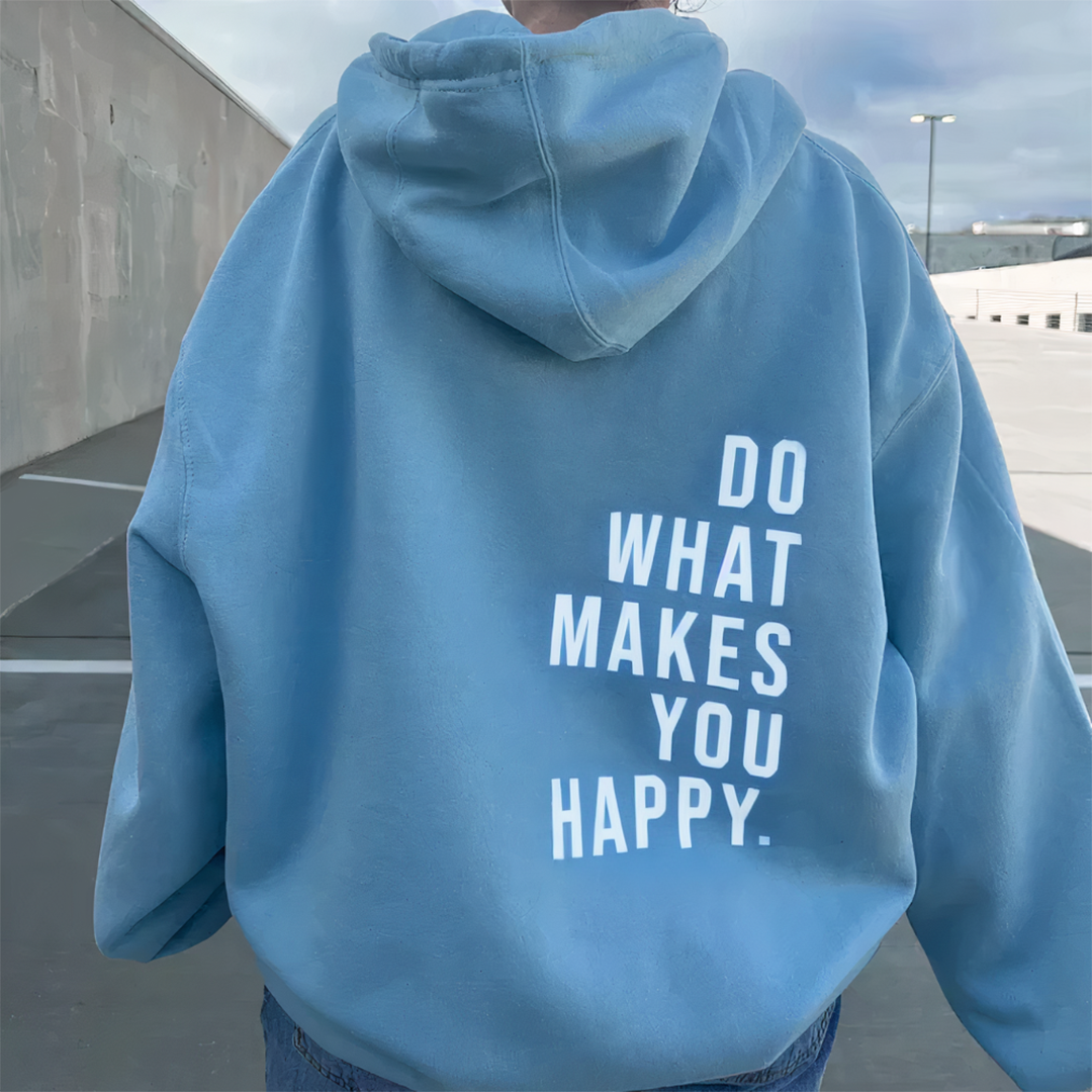 Damen Kapuzensweatshirt mit Aufdruck