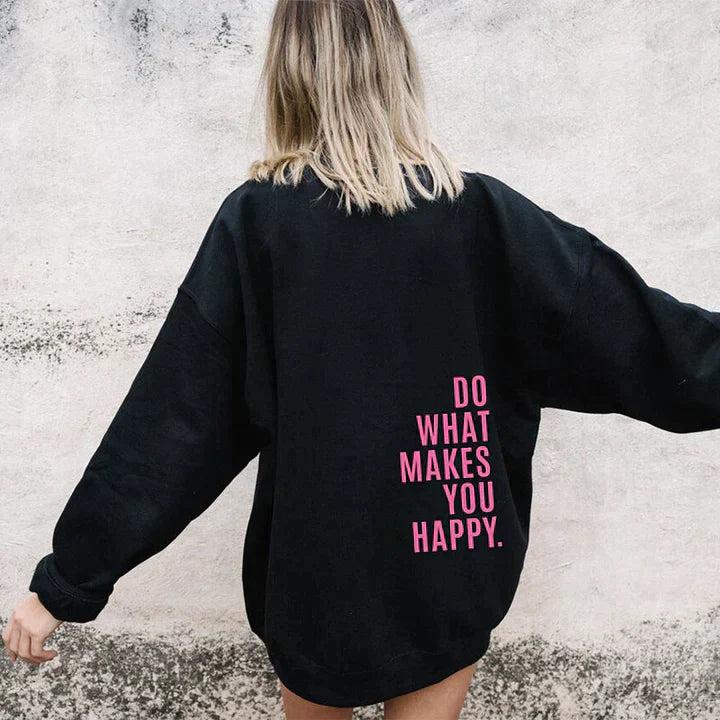 Damen Kapuzensweatshirt mit Aufdruck