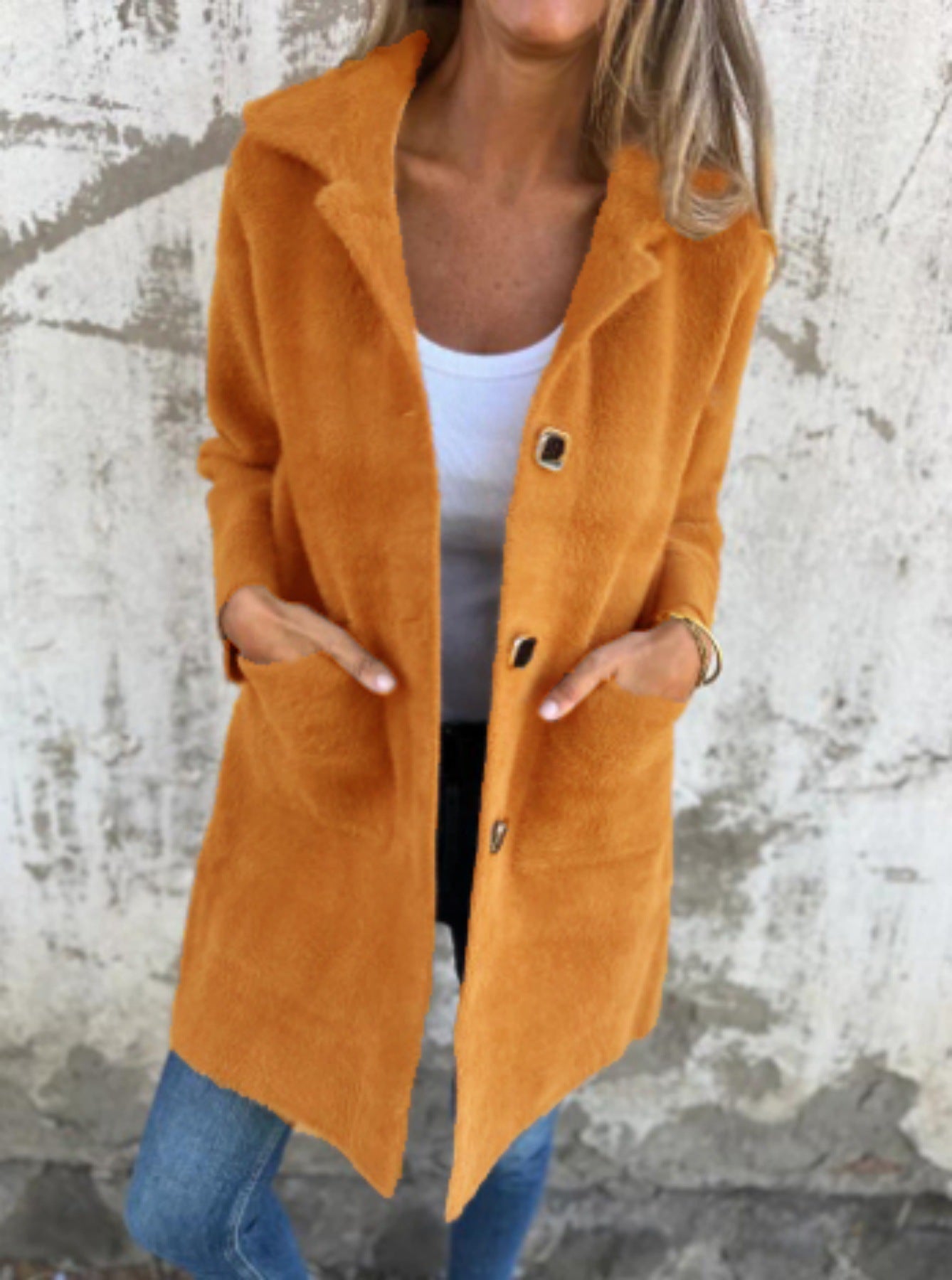 Damen Longline-Jacke