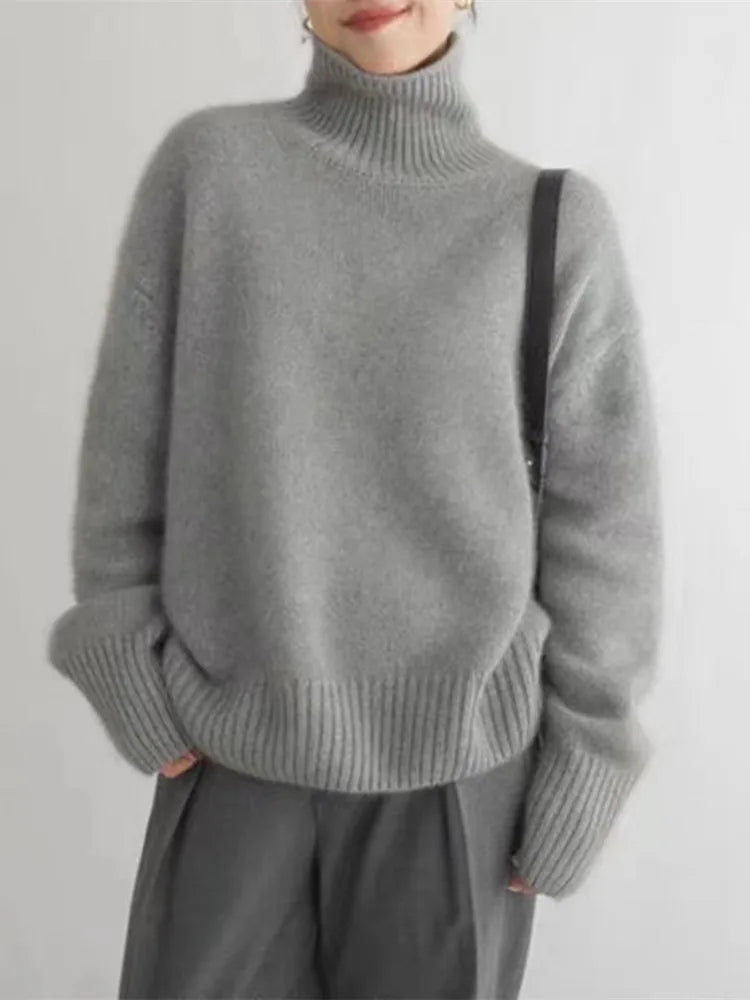 Damen Rollkragenpullover