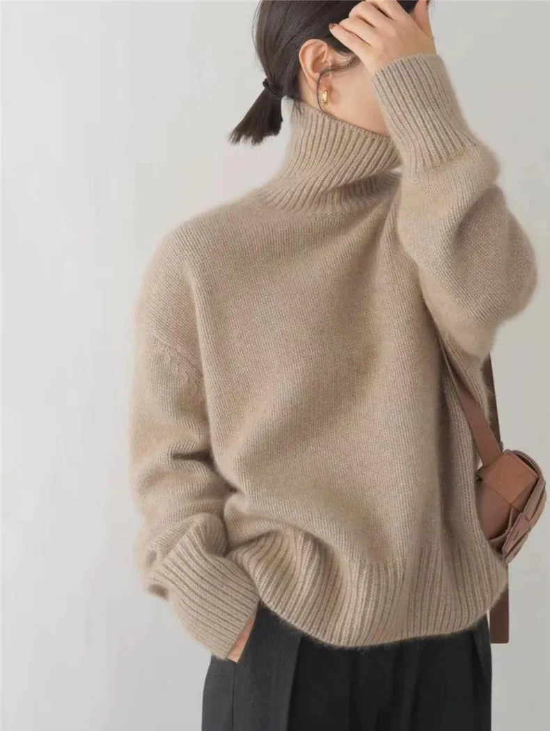 Damen Rollkragenpullover