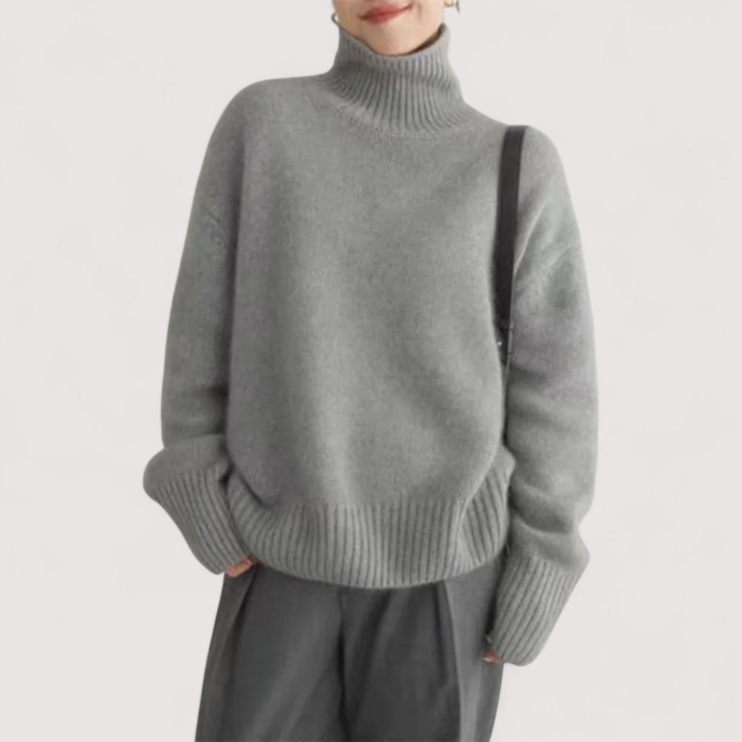 Damen Rollkragenpullover – Weich, warm und elegant