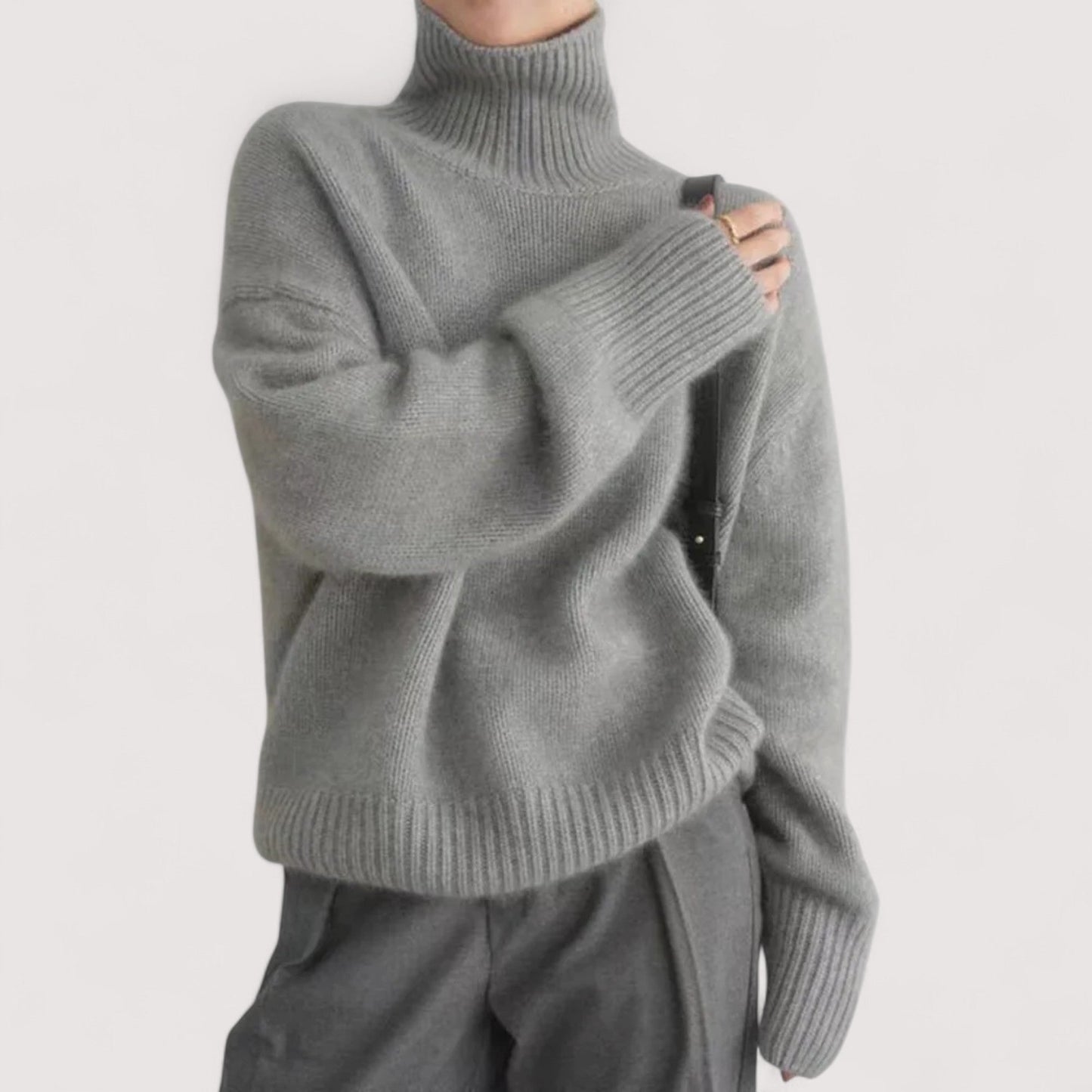 Damen Rollkragenpullover – Weich, warm und elegant