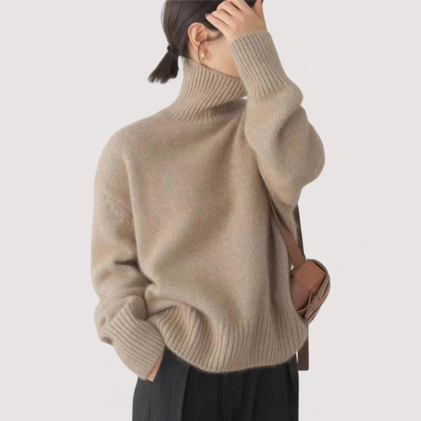 Damen Rollkragenpullover – Weich, warm und elegant