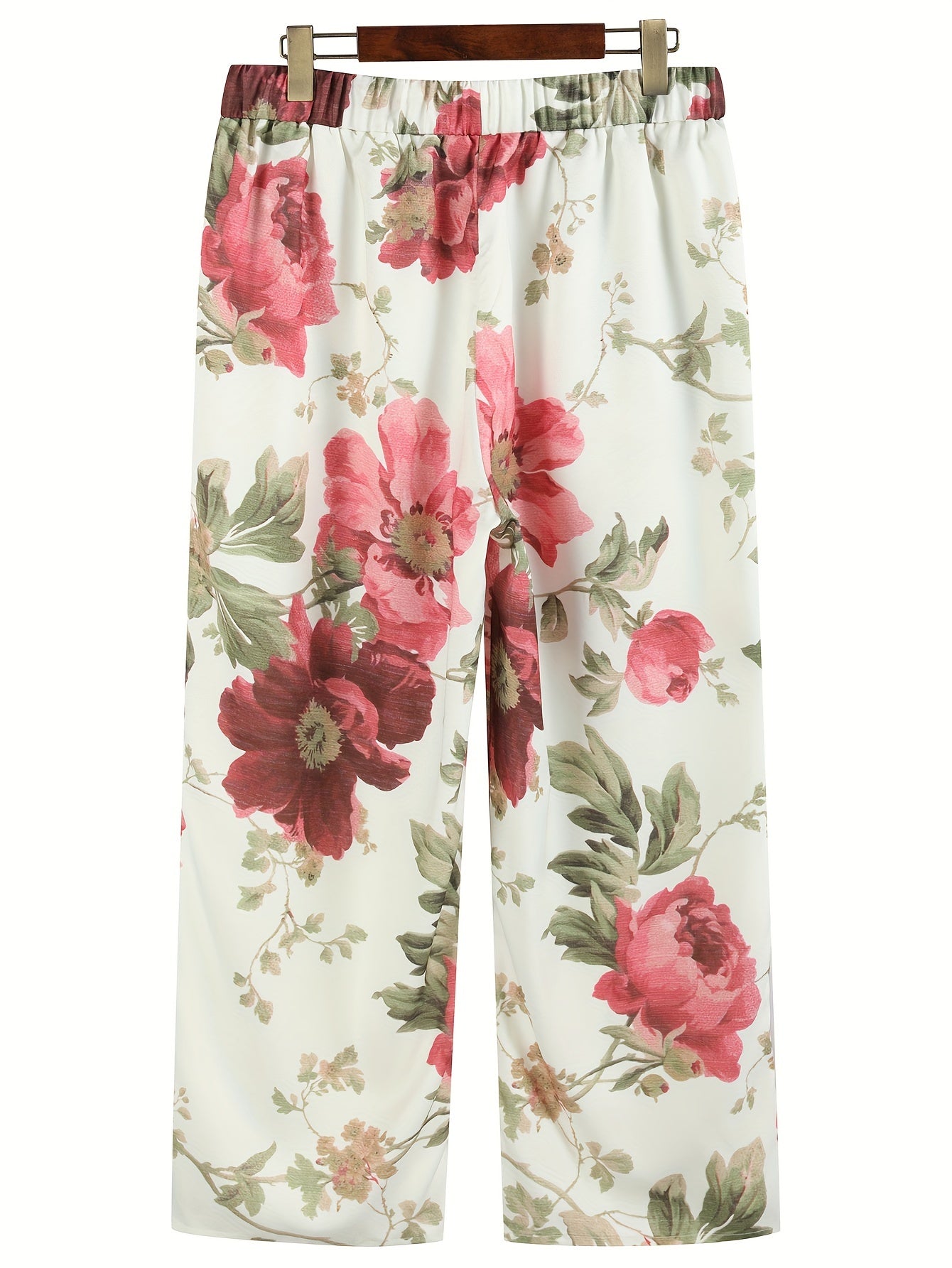 Damen Sommerhose mit Blumenmuster