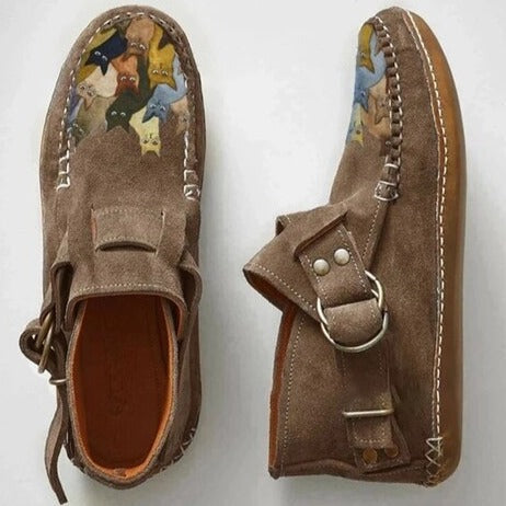 Damen Stiefeletten mit Kunstfellfutter