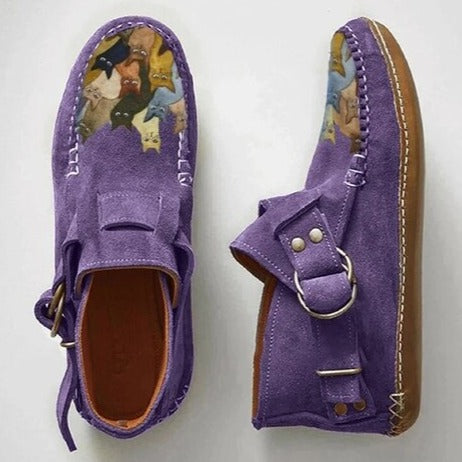 Damen Stiefeletten mit Kunstfellfutter