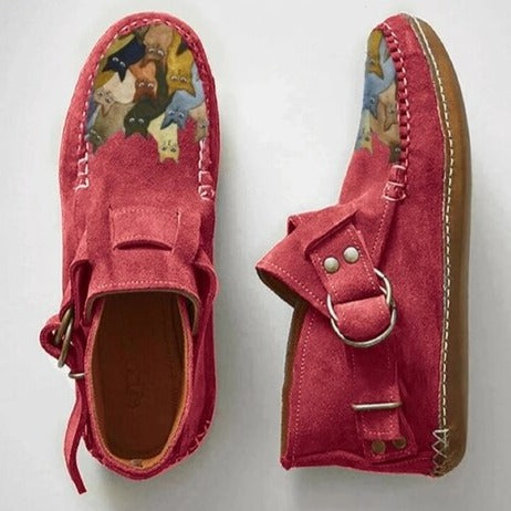Damen Stiefeletten mit Kunstfellfutter