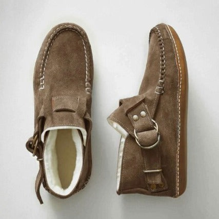 Damen Stiefeletten mit Kunstfellfutter