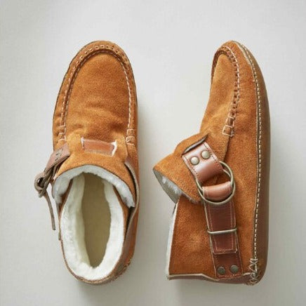 Damen Stiefeletten mit Kunstfellfutter
