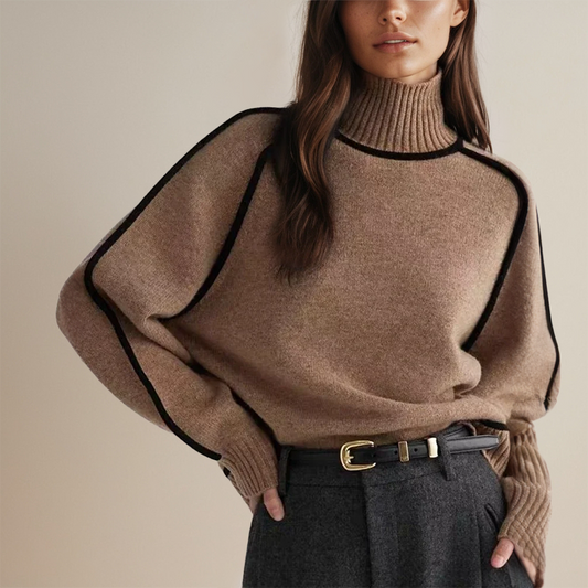 Damen Warme Rollkragen Pullover | Winter