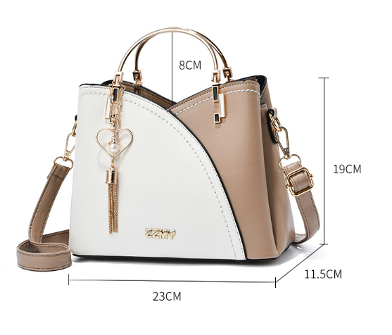 Damenhandtasche mit abnehmbarem Schultergurt