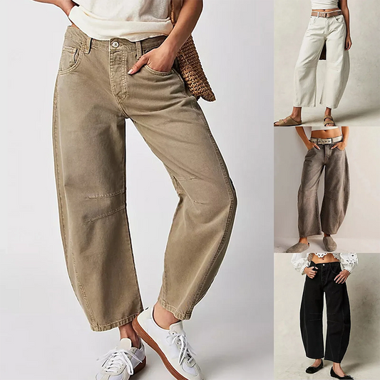 Damenjeans mit weitem Schnitt