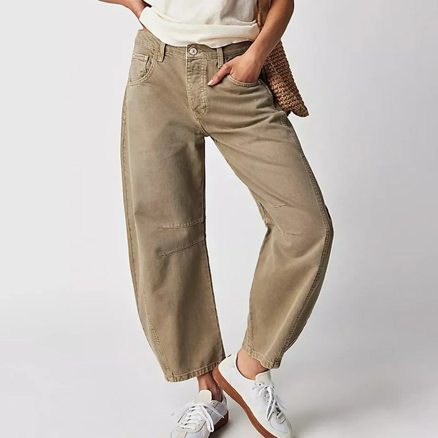 Damenjeans mit weitem Schnitt