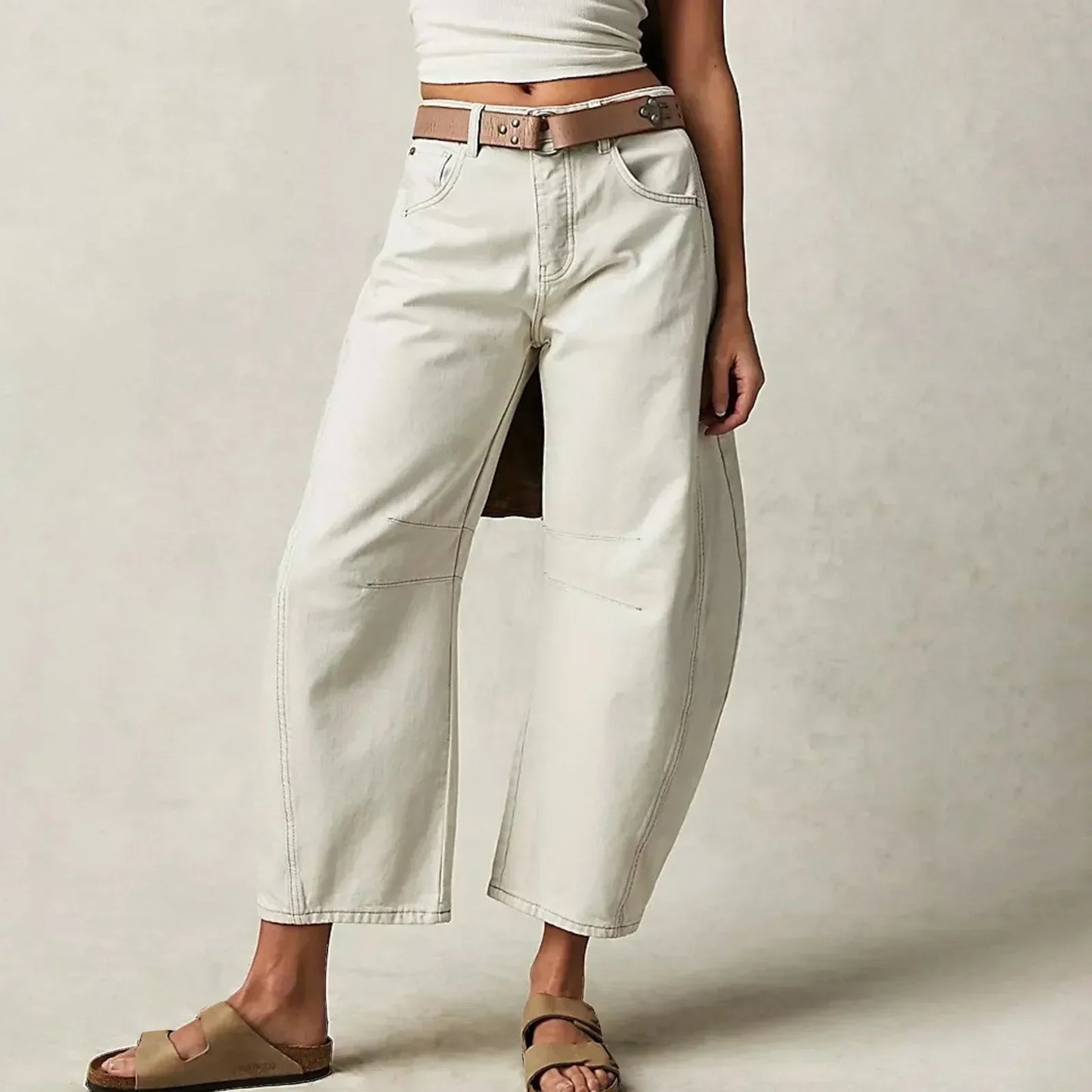 Damenjeans mit weitem Schnitt