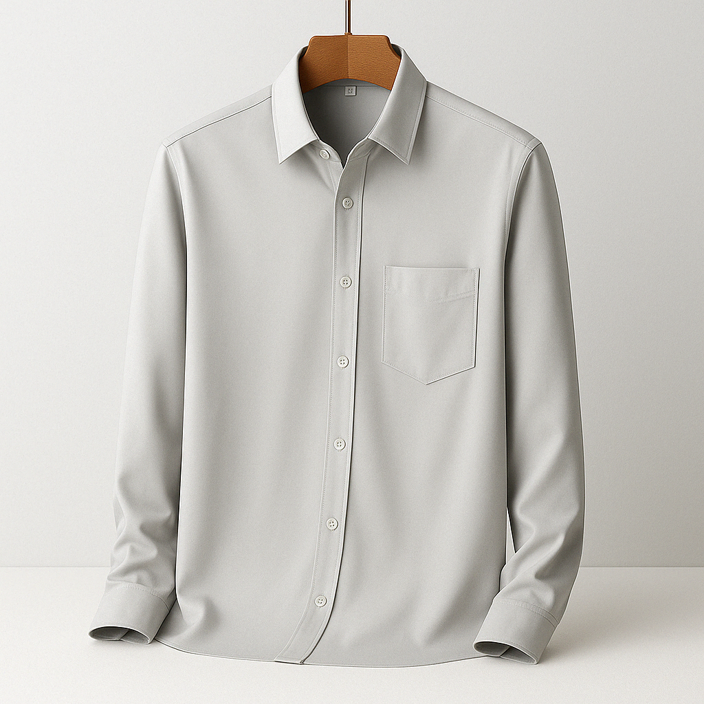 Herren Hemd – Klassisch | Atmungsaktiv | Stretch | Langarm | Für Alltag & BusinessArum Shirt