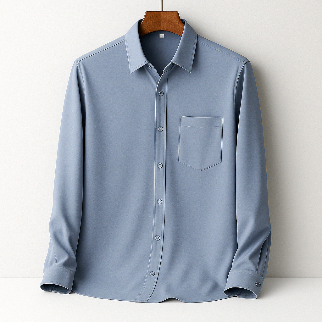 Herren Hemd – Klassisch | Atmungsaktiv | Stretch | Langarm | Für Alltag & BusinessArum Shirt