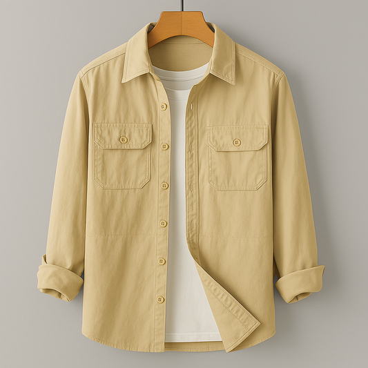 Herren Hemd – Leicht | Atmungsaktiv | Mit Brusttaschen | Für Frühling & Sommer