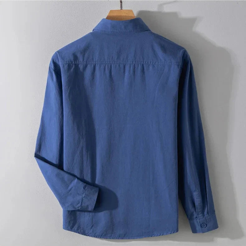 Herren Hemd – Leicht | Atmungsaktiv | Mit Brusttaschen | Für Frühling & Sommer