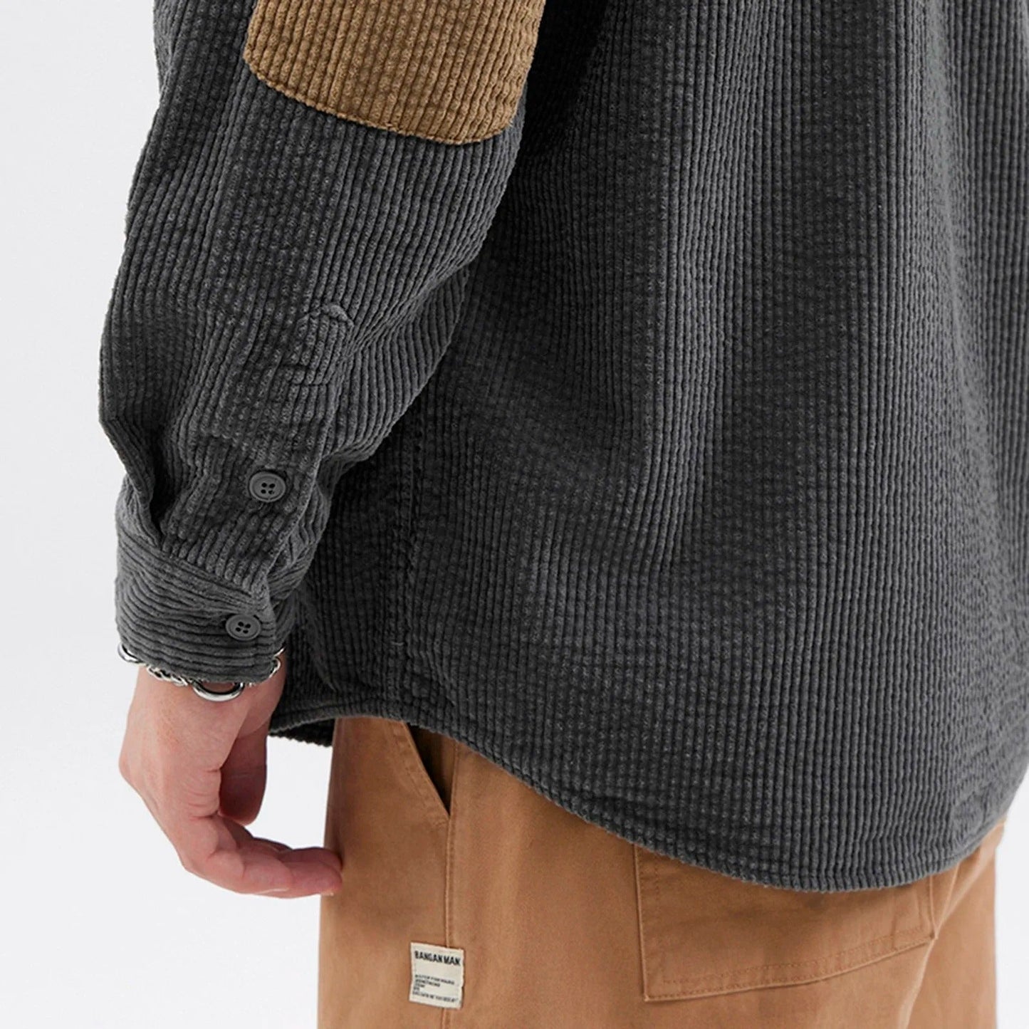 Herrenhemd aus Kordstoff – Langarm, bequem und vielseitig kombinierbar