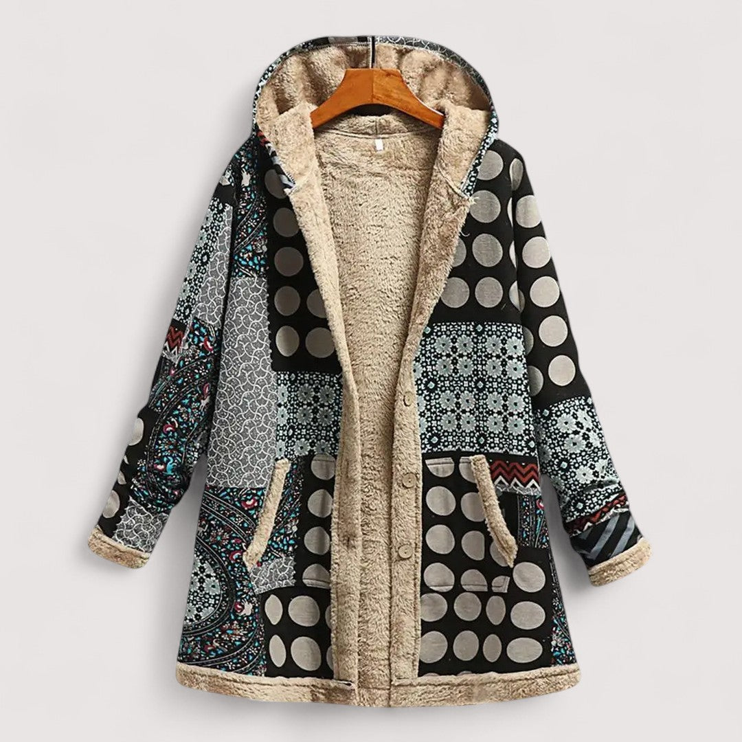 Warme Winterjacke mit Fleece-Futter