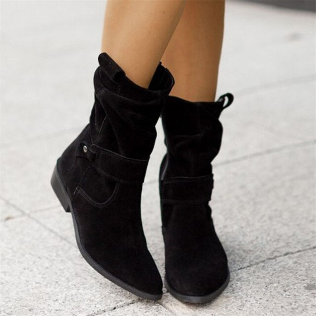 Warme Damen-Stiefeletten für den Winter