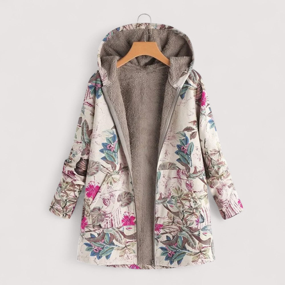 Warme Winterjacke mit Fleece-Futter