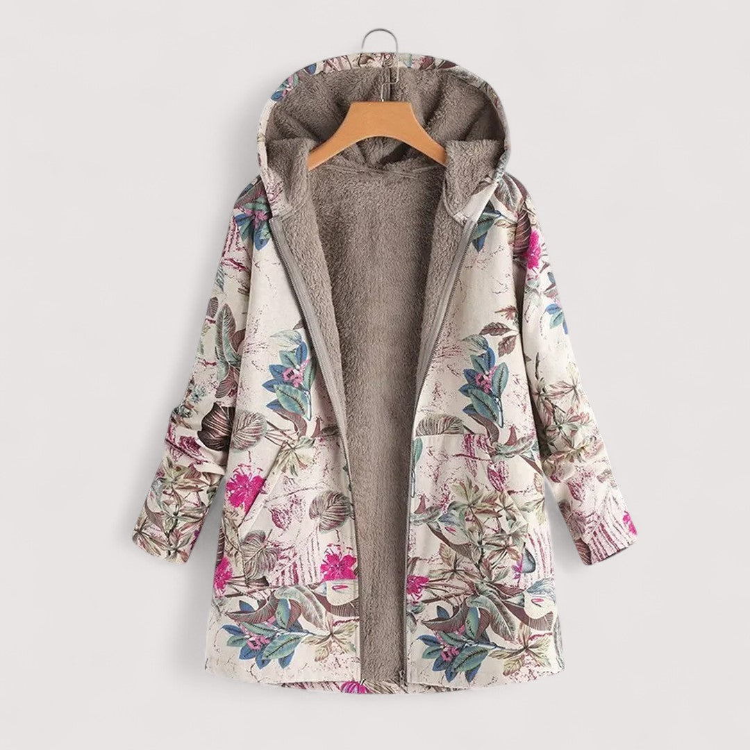 Warme Winterjacke mit Fleece-Futter