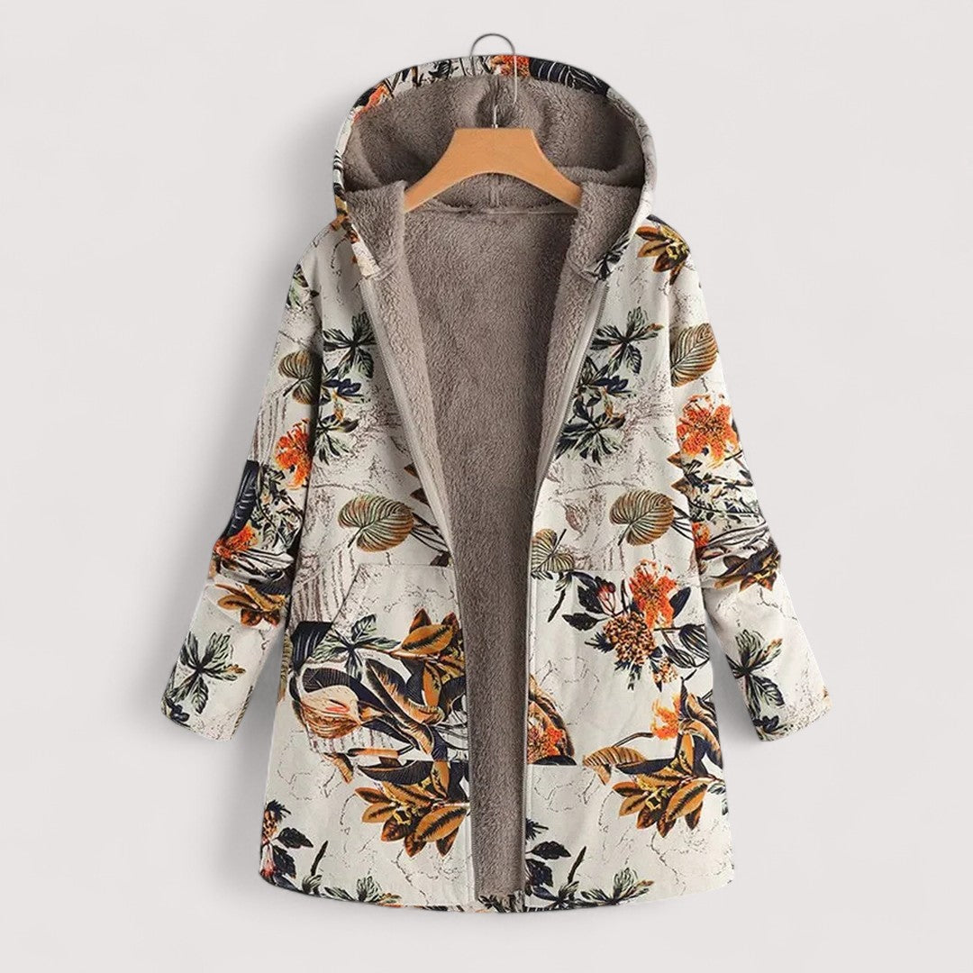 Warme Winterjacke mit Fleece-Futter