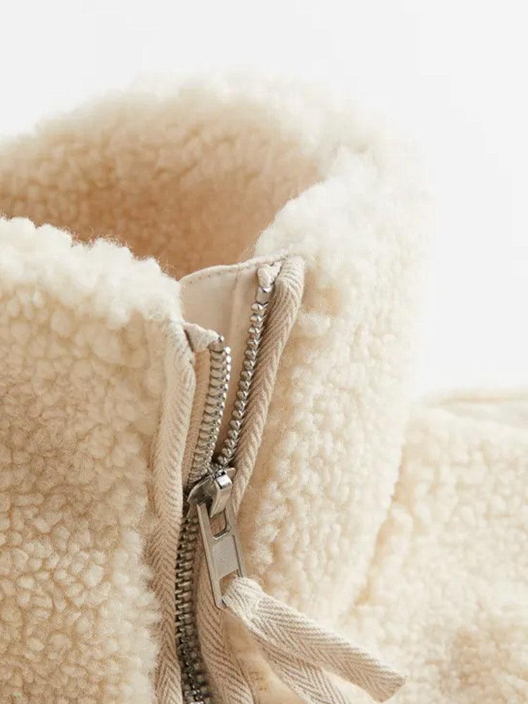 Weiche & Stylische Sherpa-Jacke