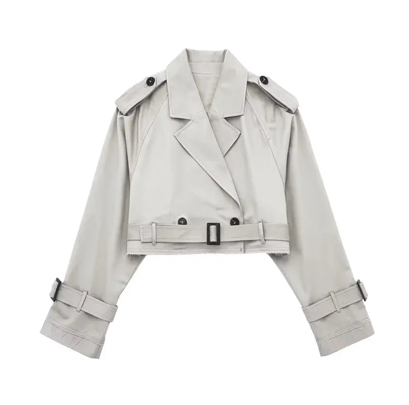 kurzer trenchcoat für damen